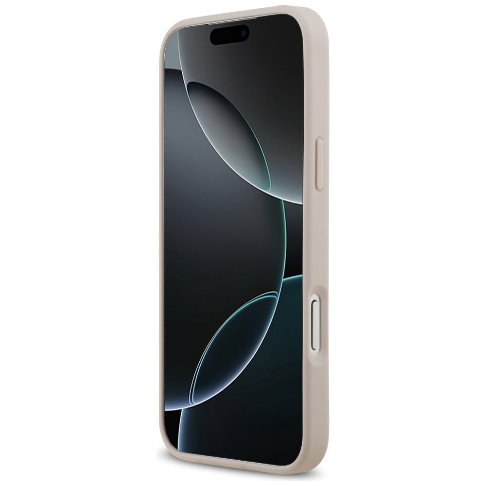 Etui na Apple iPhone 17 Pro Max, Guess, 4G Ring Stand, Różowy