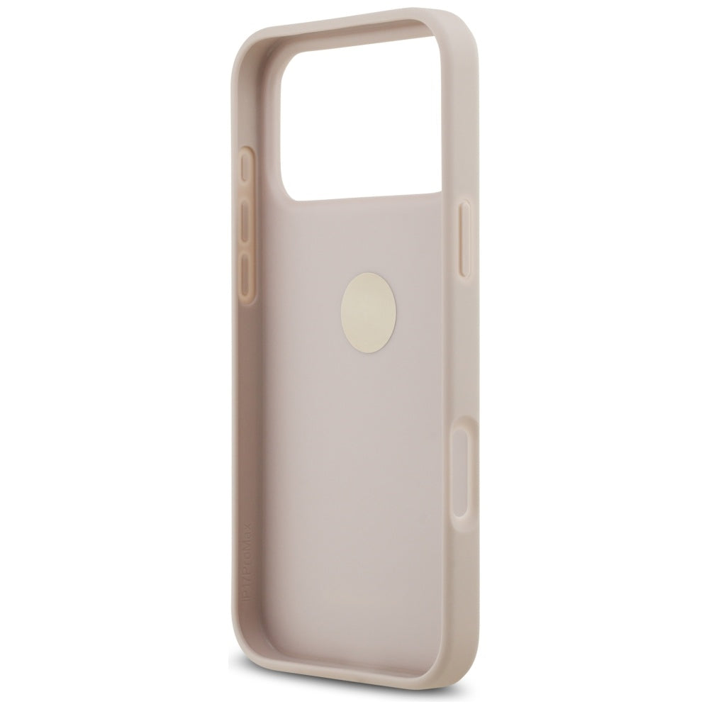 Etui na Apple iPhone 17 Pro Max, Guess, 4G Ring Stand, Różowy