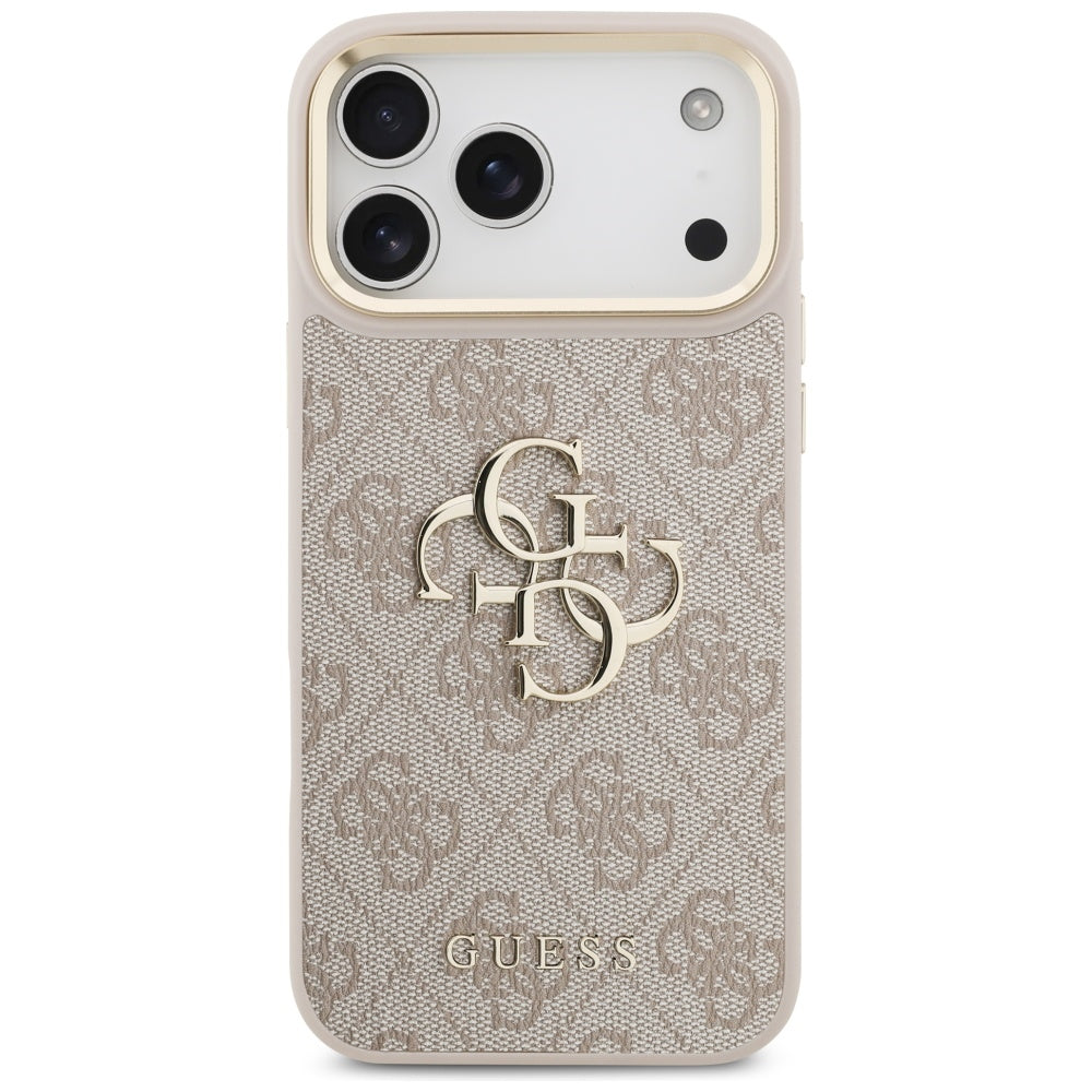 Etui na Apple iPhone 17 Pro Max, Guess, Big 4G Classic Logo with Big Strap, Różowy