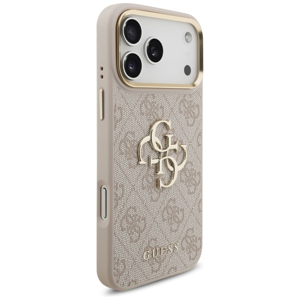Etui na Apple iPhone 17 Pro Max, Guess, Big 4G Classic Logo with Big Strap, Różowy