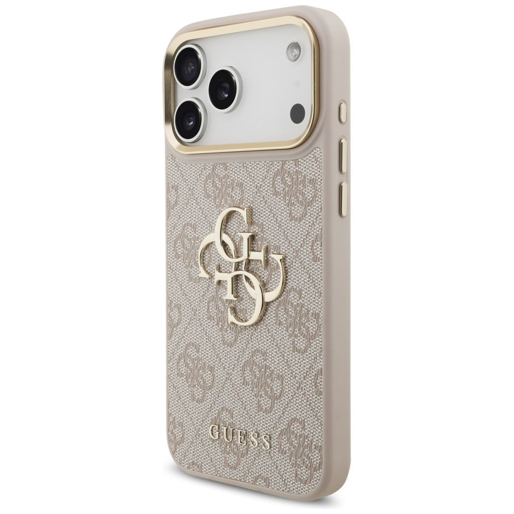 Etui na Apple iPhone 17 Pro Max, Guess, Big 4G Classic Logo with Big Strap, Różowy