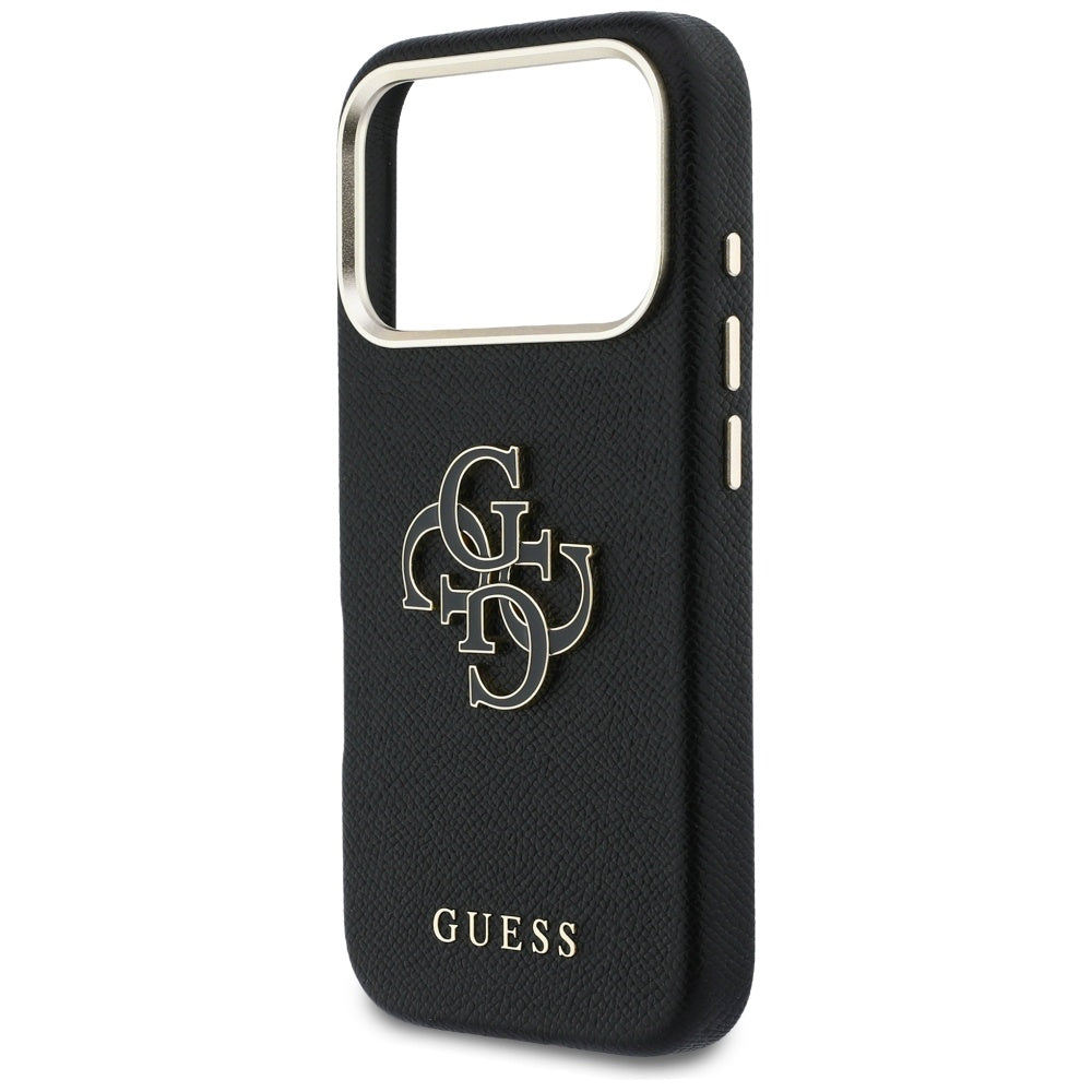 Etui na Apple iPhone 17 Pro Max, Guess, Resin Logo, Czarne