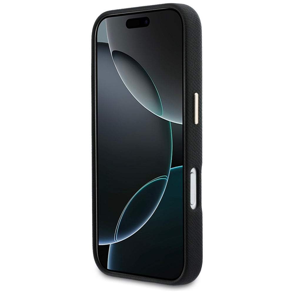 Etui na Apple iPhone 17 Pro Max, Guess, Resin Logo, Czarne