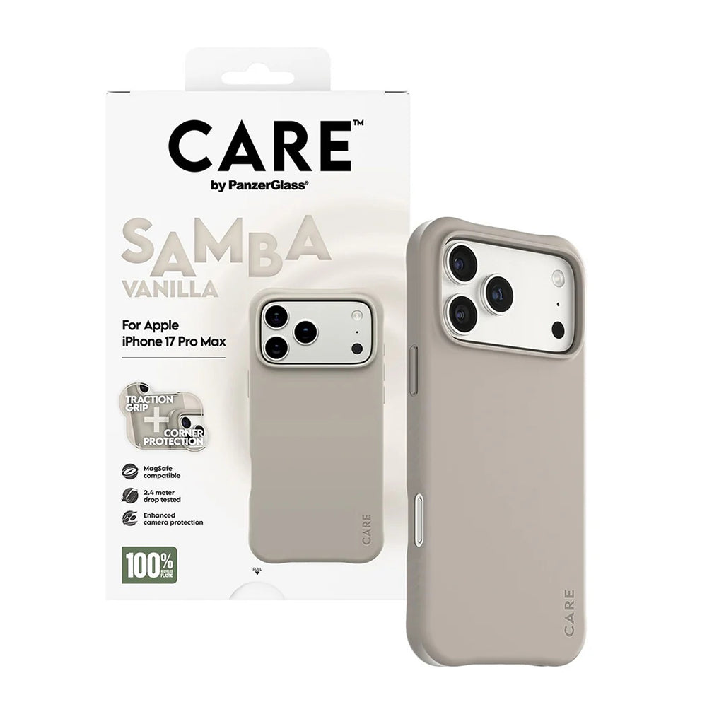 Etui do Apple iPhone 17 Pro Max, PanzerGlass, Care Fashionable, Beżowy