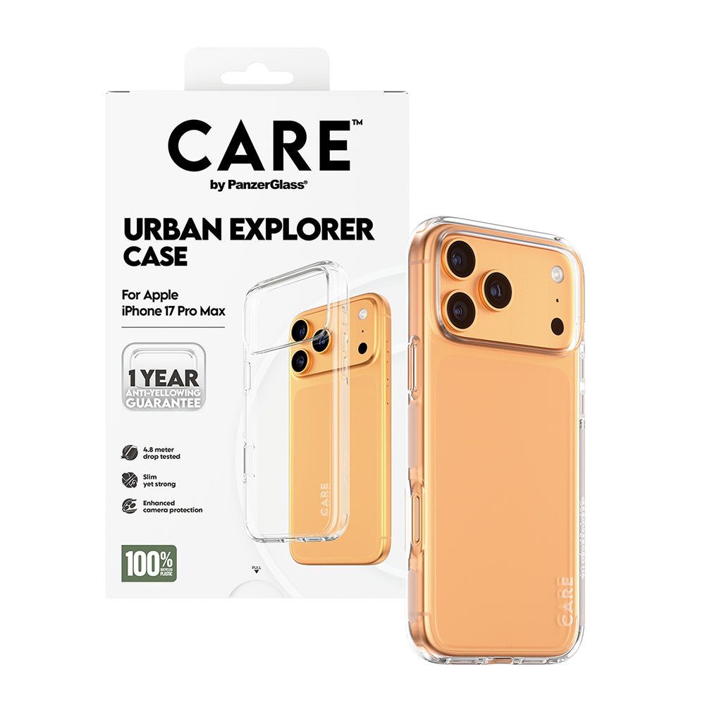 Etui do Apple iPhone 17 Pro Max, PanzerGlass, Care Urban Explorer, Przezroczyste