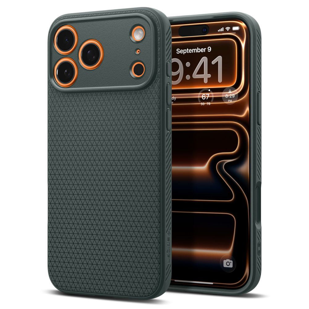 Etui na Apple iPhone 17 Pro Max, Spigen, Liquid Air, Zielony ACS10267