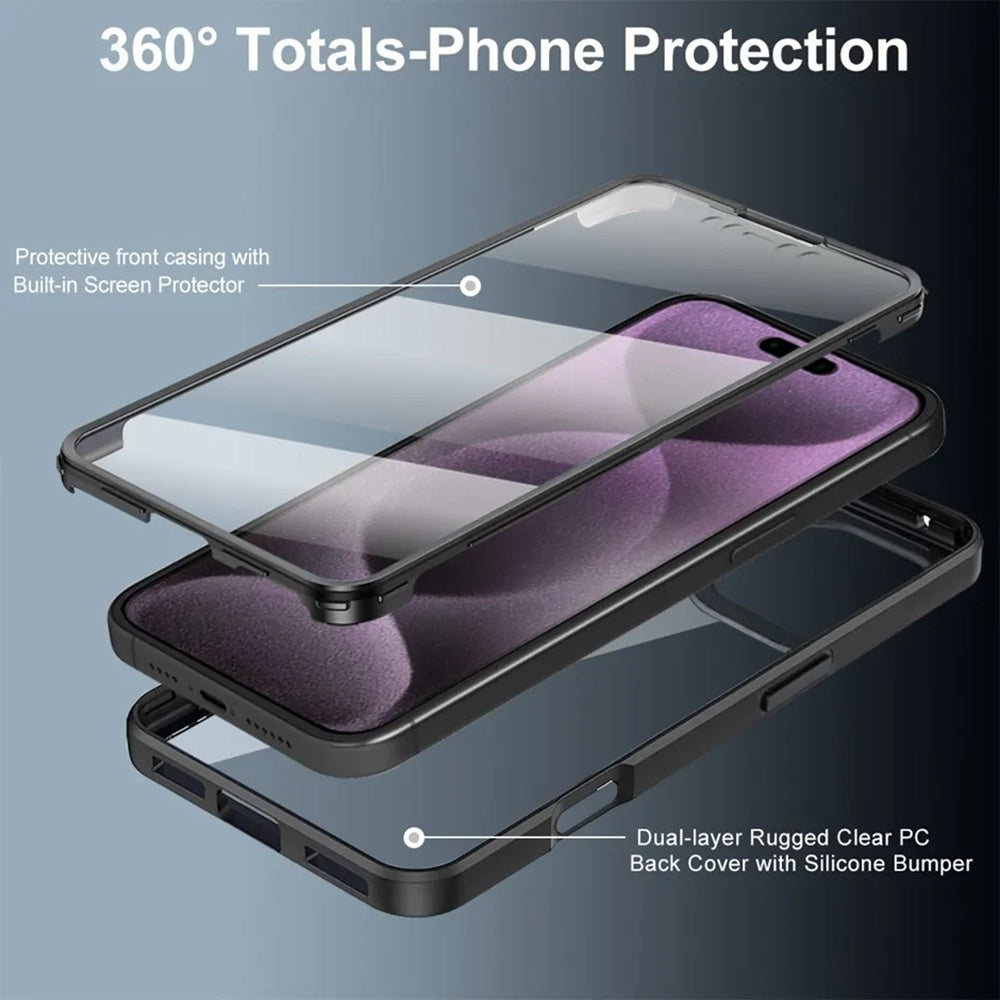 Etui na Apple iPhone 17 Pro Max, Techsuit, ColorVerse 360, Różowy
