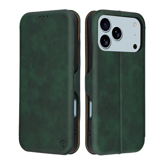 Case for Apple iPhone 17 Pro Max, Techsuit, Safe Wallet Plus, Green
