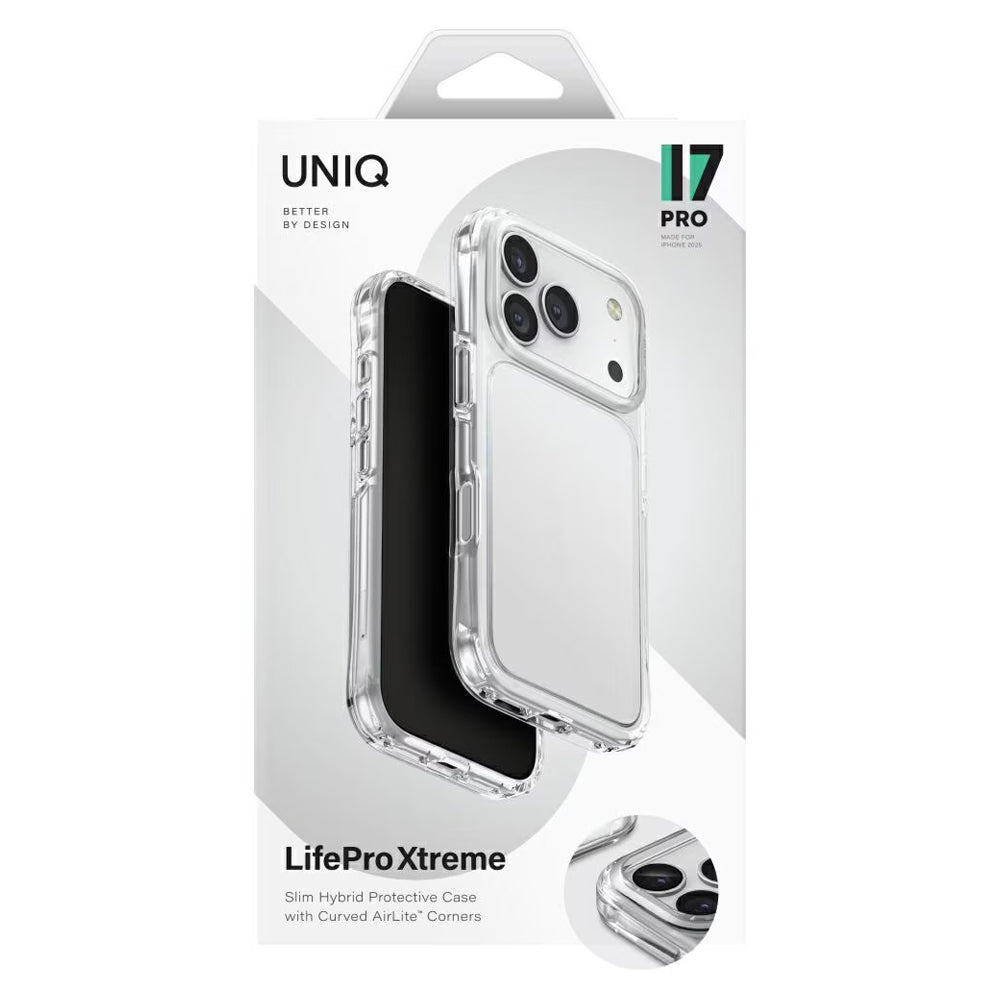 Etui na Apple iPhone 17 Pro Max, UNIQ, LifePro Xtreme, Przezroczyste