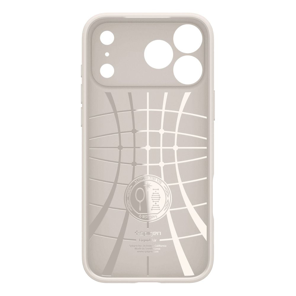 Etui na Apple iPhone 17 Pro, Spigen, Liquid Air, Beżowy