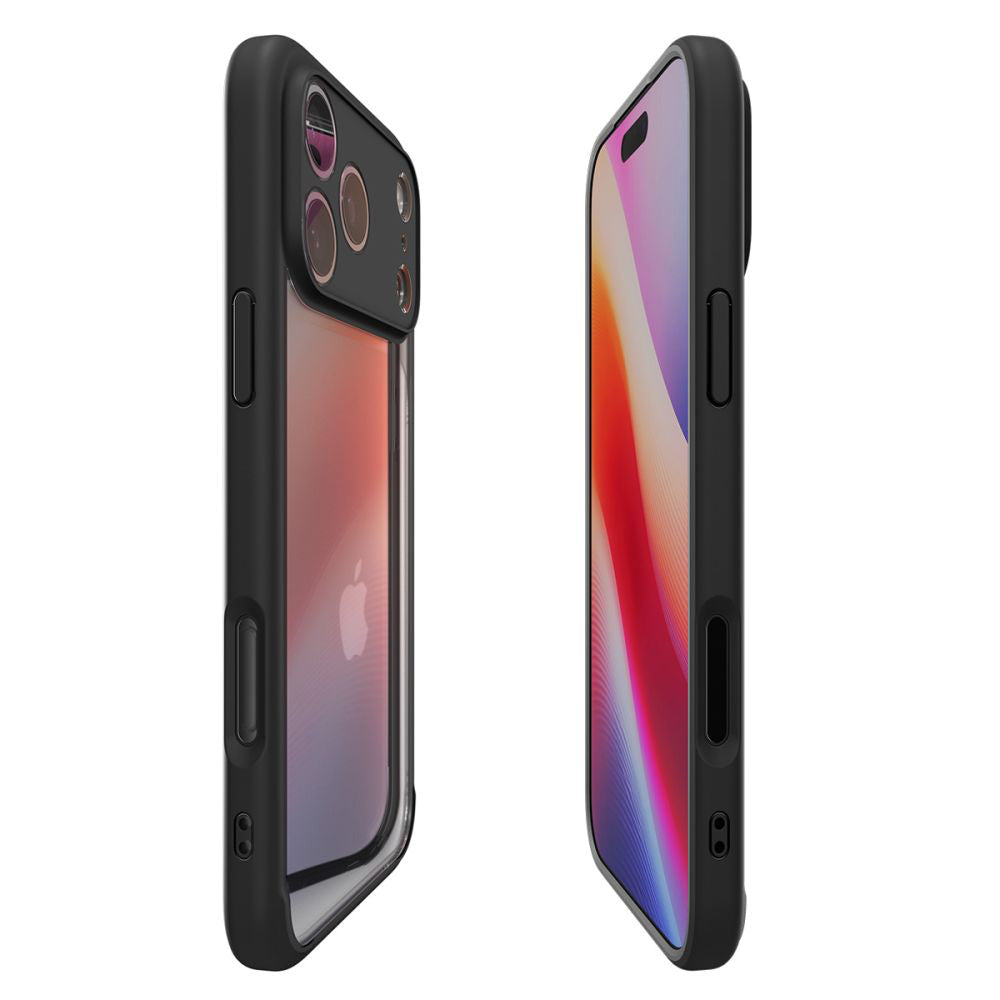 Etui na Apple iPhone 17 Pro, Spigen, Ultra Hybrid, Czarne Matowe ACS10343