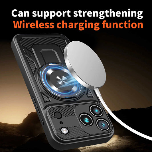 Case for Apple iPhone 17 Pro, Techsuit, RuggedCam, Black