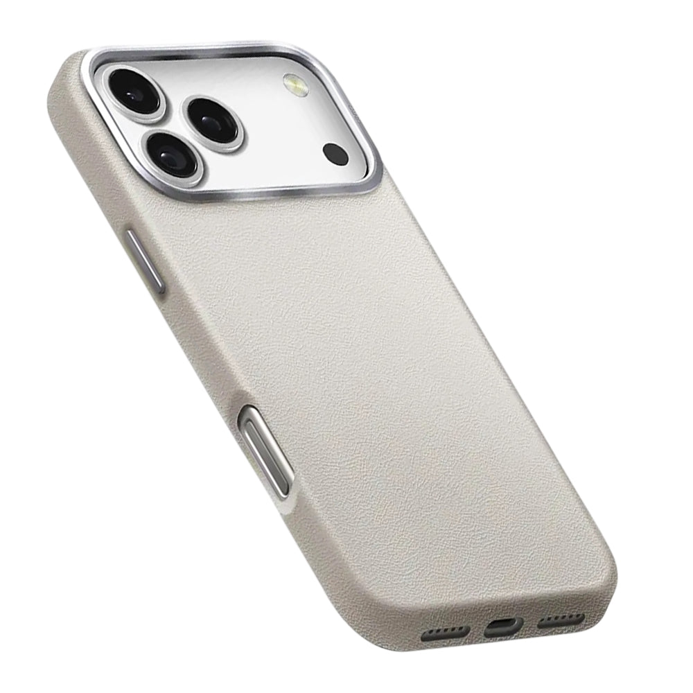 Etui na Apple iPhone 17 Pro, UNIQ, Lyden Leatherette, Szare