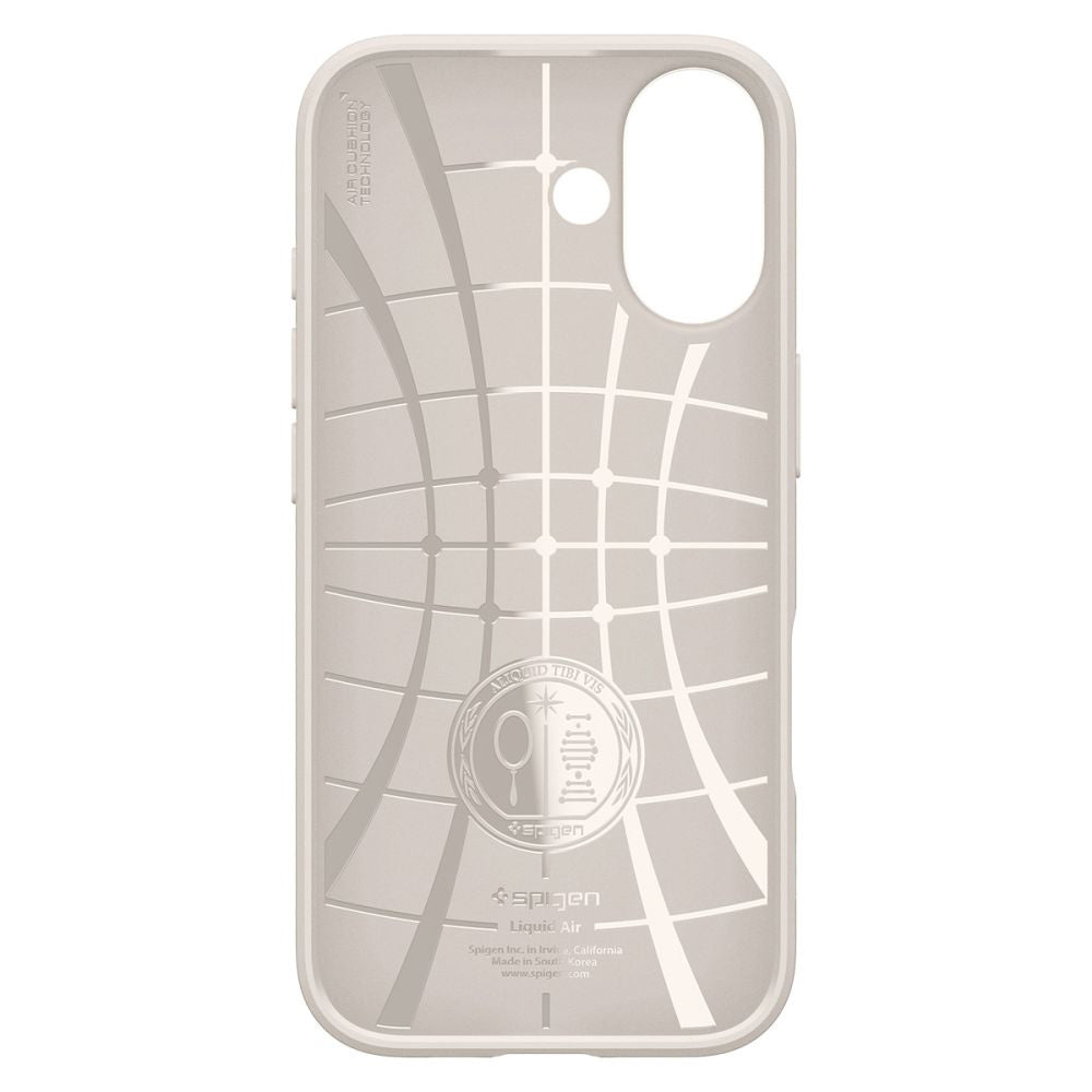 Etui na Apple iPhone 17, Spigen, Liquid Air, Beżowe ACS10372