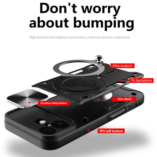 Etui na Apple iPhone 17, Techsuit, CamGuard Pro, Niebieskie