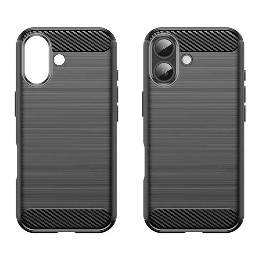 Etui na Apple iPhone 17, Techsuit, Carbon, Czarne