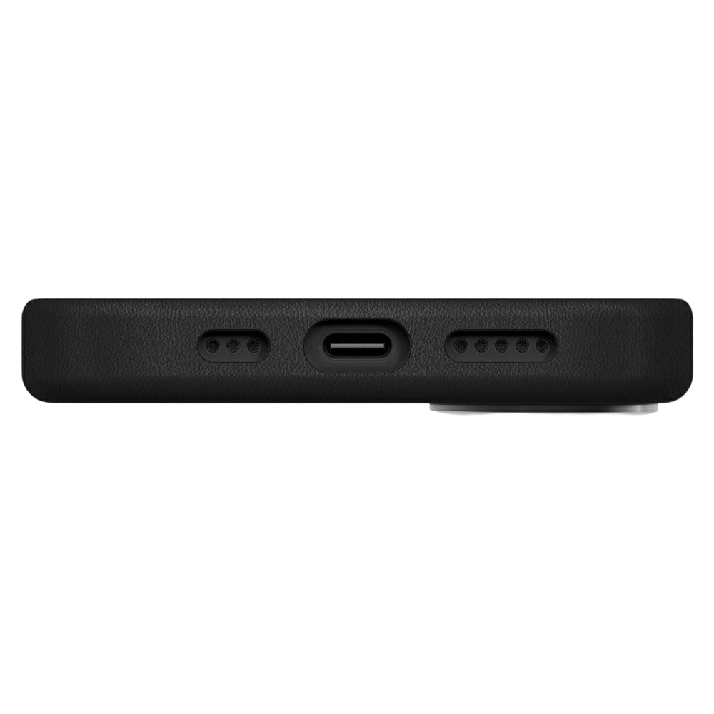 Etui na Apple iPhone 17, UNIQ, Lyden Leatherette, czarne