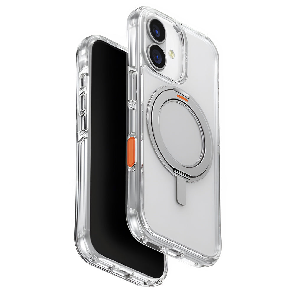 Etui na Apple iPhone 17, UNIQ, Swivix, Srebrne