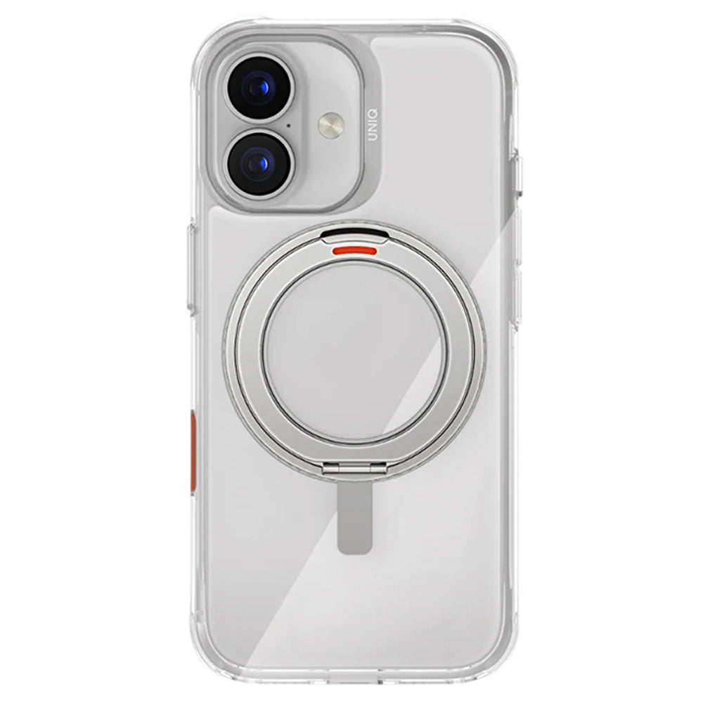 Etui na Apple iPhone 17, UNIQ, Swivix, Srebrne
