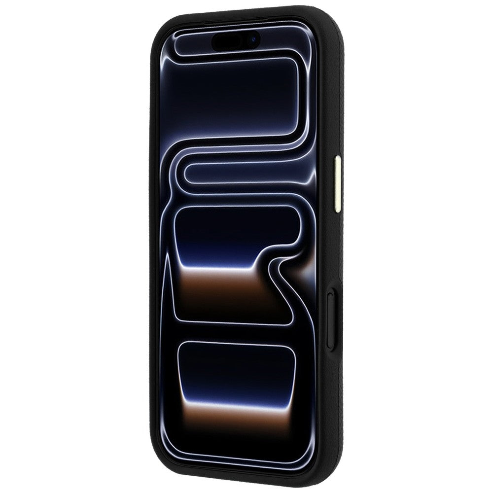 Etui na Apple iPhone 18 Pro / 17 Pro, Guess, Grained Big Resin Logo, czarne