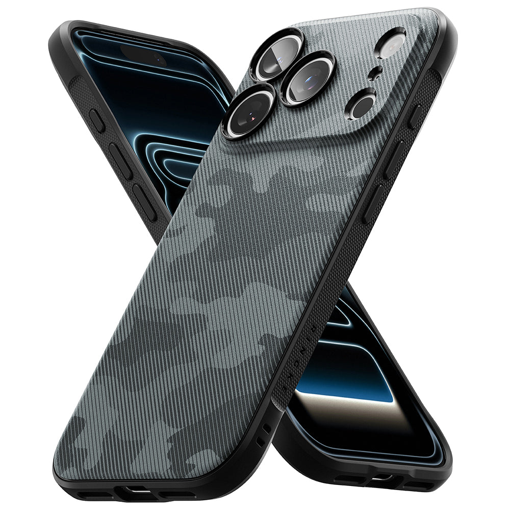 Etui na Apple iPhone 18 Pro / 17 Pro, Ringke, Onyx, Kamuflaż