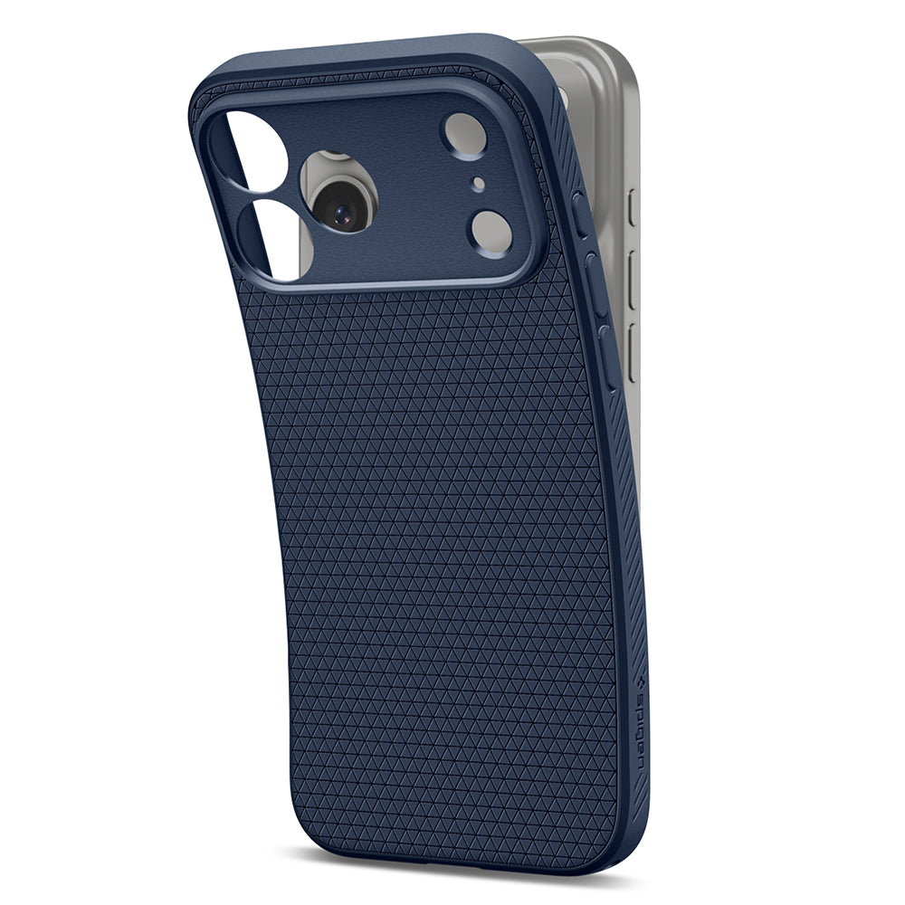 Etui na Apple iPhone 18 Pro / 17 Pro, Spigen, Liquid Air, Granatowy ACS12150
