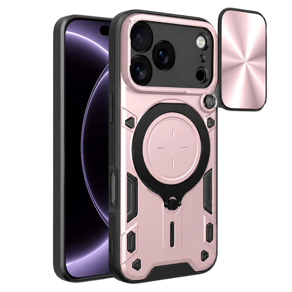 Etui na Apple iPhone 18 Pro / 17 Pro, Techsuit, CamGuard Pro, Różowo-Złote