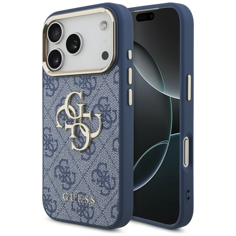 Etui na Apple iPhone 18 Pro Max / 17 Pro Max, Guess, 4G Big Classic Logo, Niebieskie