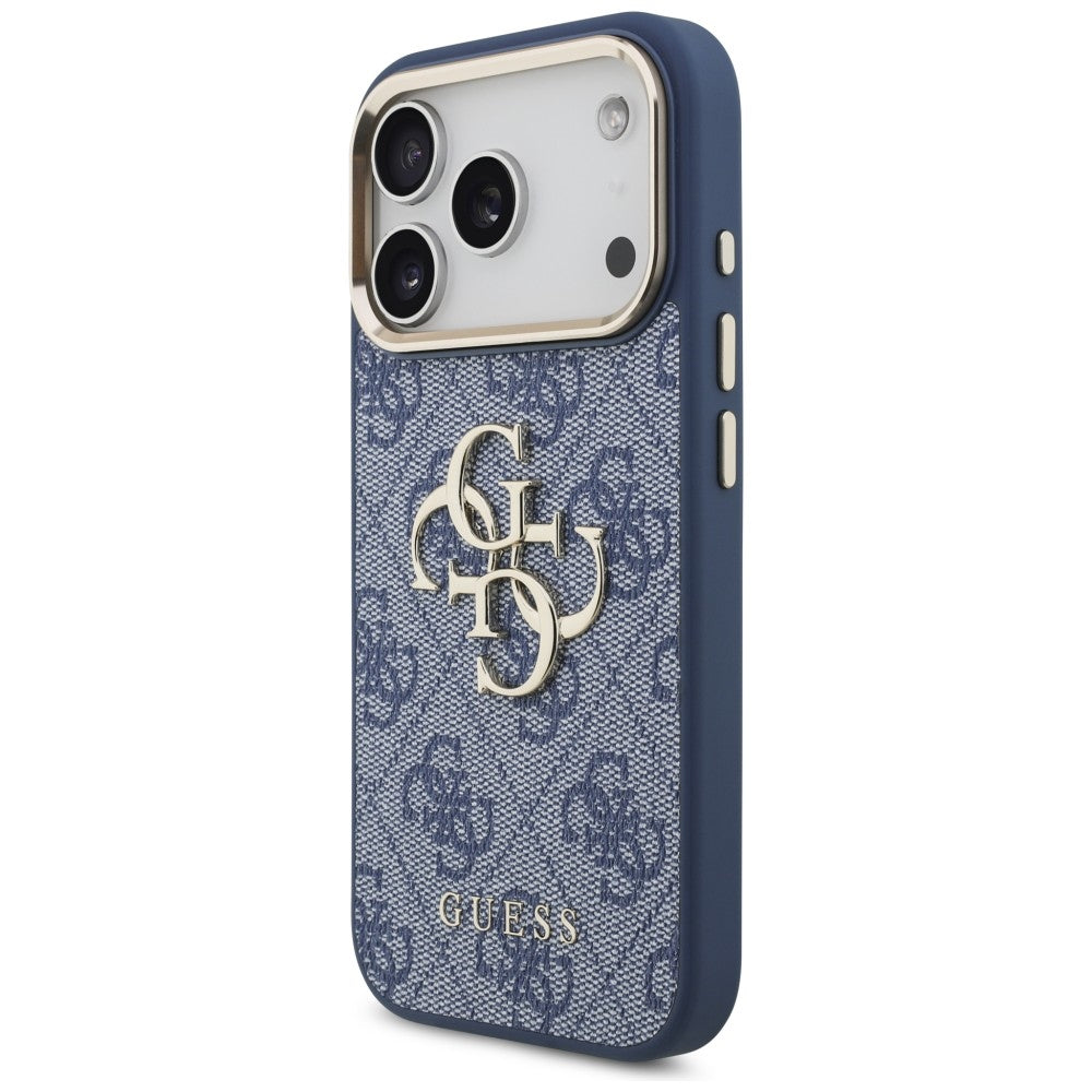 Etui na Apple iPhone 18 Pro Max / 17 Pro Max, Guess, 4G Big Classic Logo, Niebieskie