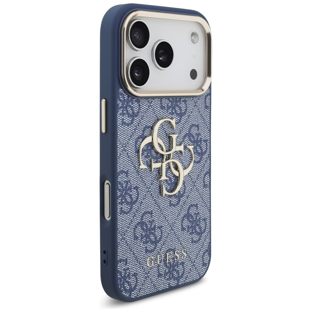 Etui na Apple iPhone 18 Pro Max / 17 Pro Max, Guess, 4G Big Classic Logo, Niebieskie