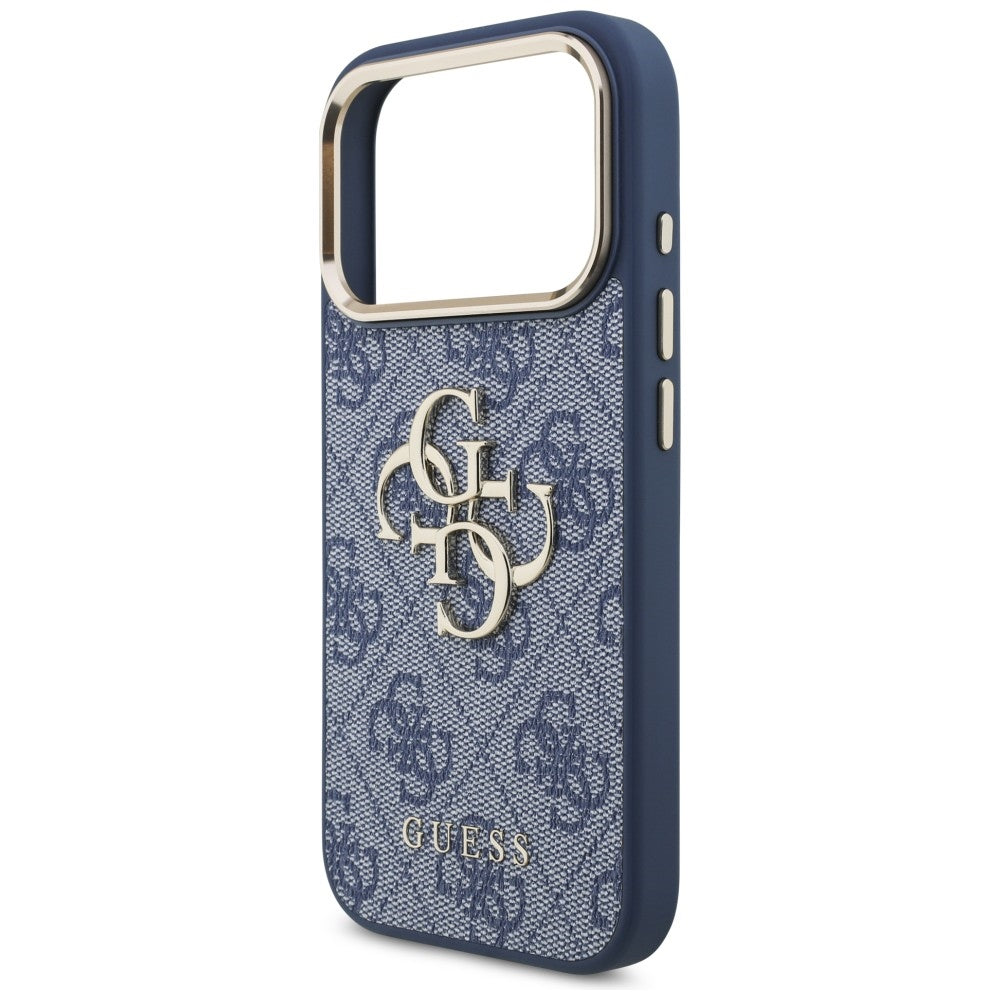 Etui na Apple iPhone 18 Pro Max / 17 Pro Max, Guess, 4G Big Classic Logo, Niebieskie