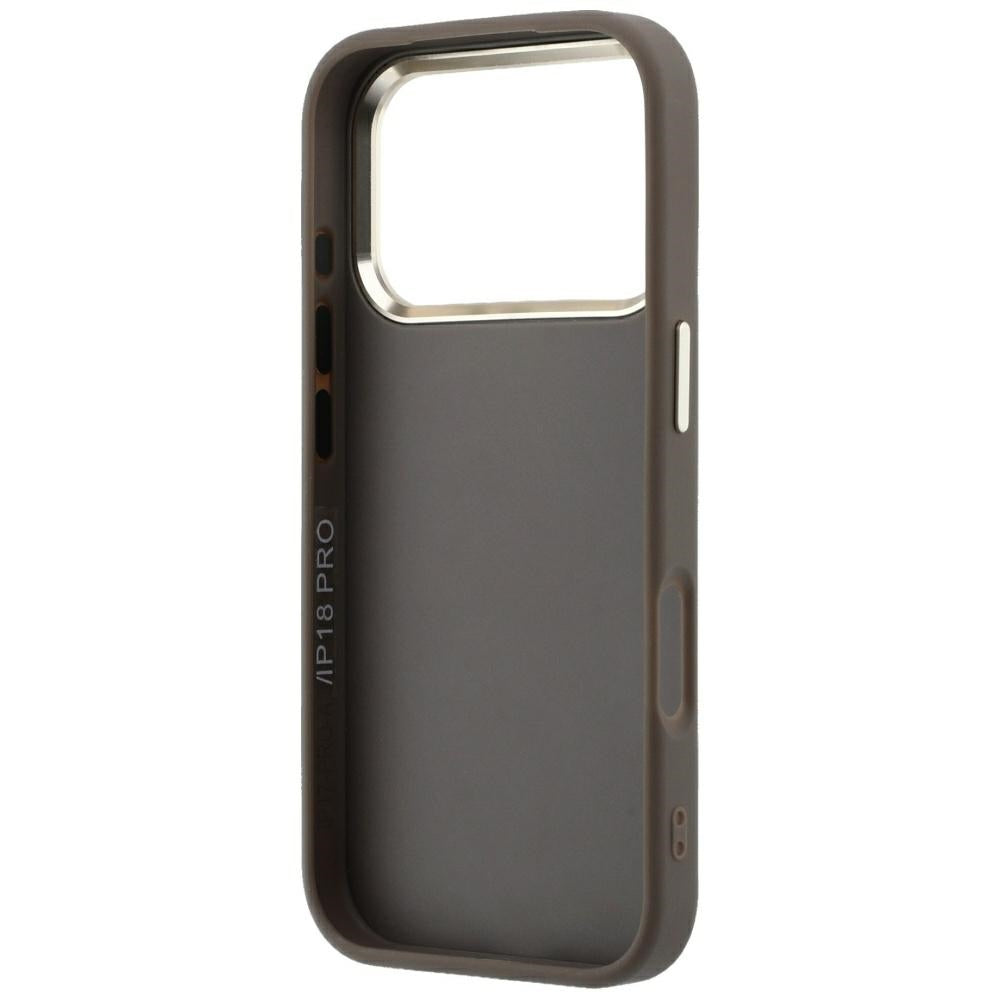 Etui na Apple iPhone 18 Pro Max / 17 Pro Max, Guess, 4G Big Resin Logo, Brązowe