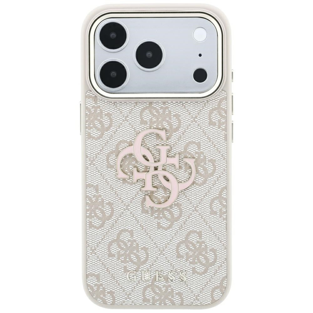 Etui na Apple iPhone 18 Pro Max / 17 Pro Max, Guess, 4G Big Resin Logo, Różowe
