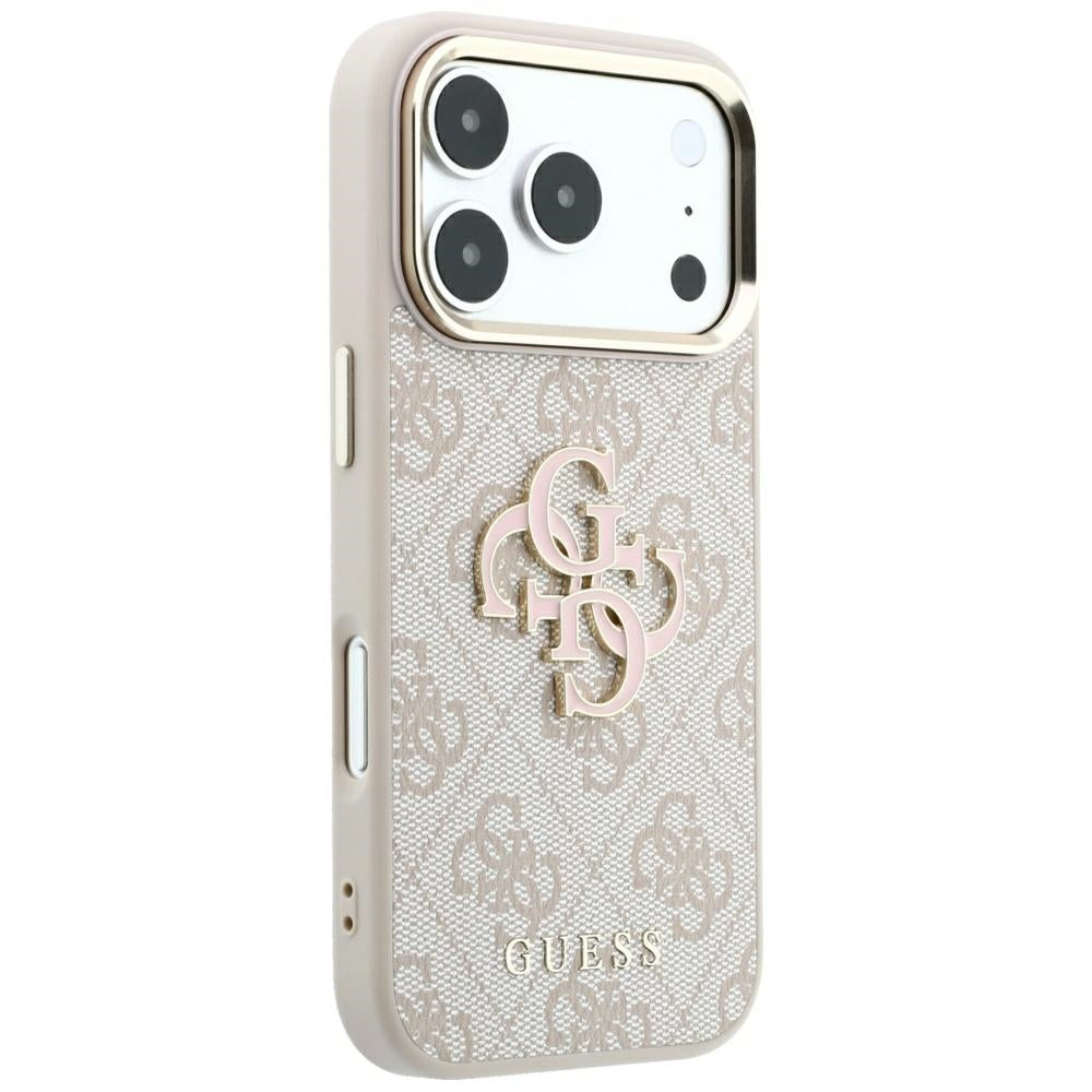 Etui na Apple iPhone 18 Pro Max / 17 Pro Max, Guess, 4G Big Resin Logo, Różowe