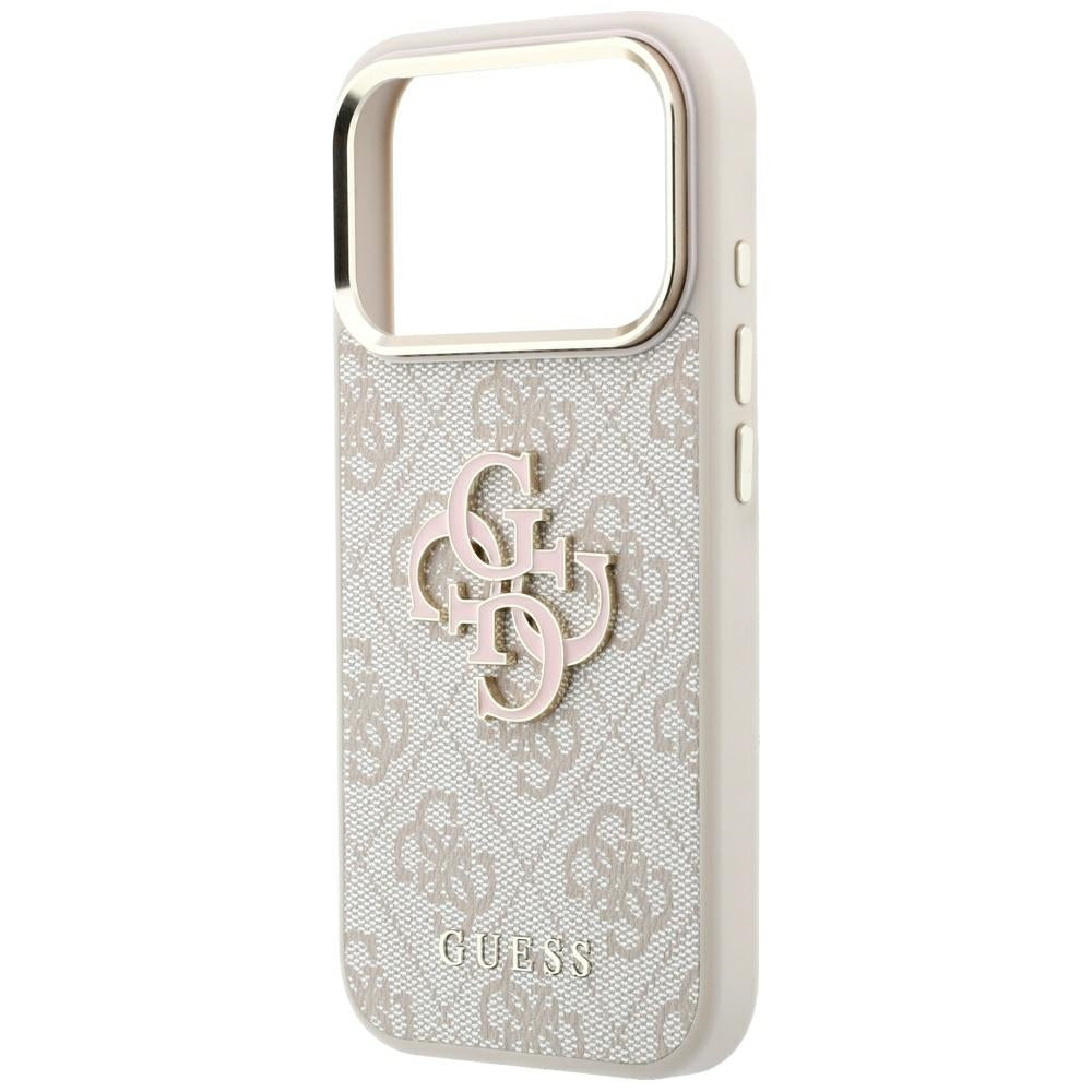 Etui na Apple iPhone 18 Pro Max / 17 Pro Max, Guess, 4G Big Resin Logo, Różowe
