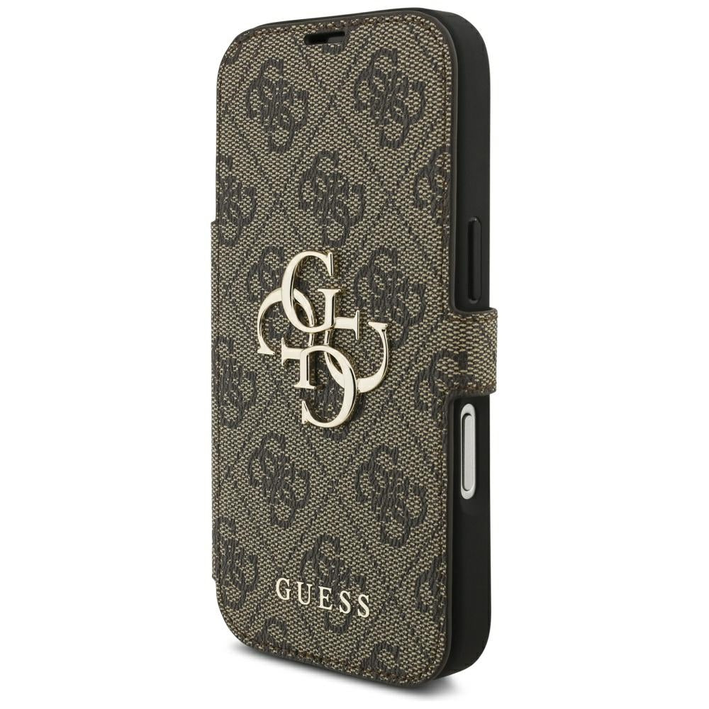 Etui na Apple iPhone 18 Pro Max / 17 Pro Max, Guess, 4G Metal Logo, Brązowe