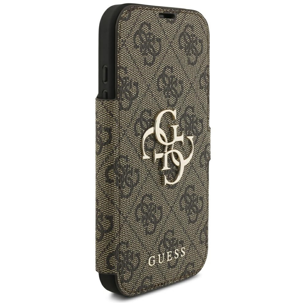 Etui na Apple iPhone 18 Pro Max / 17 Pro Max, Guess, 4G Metal Logo, Brązowe