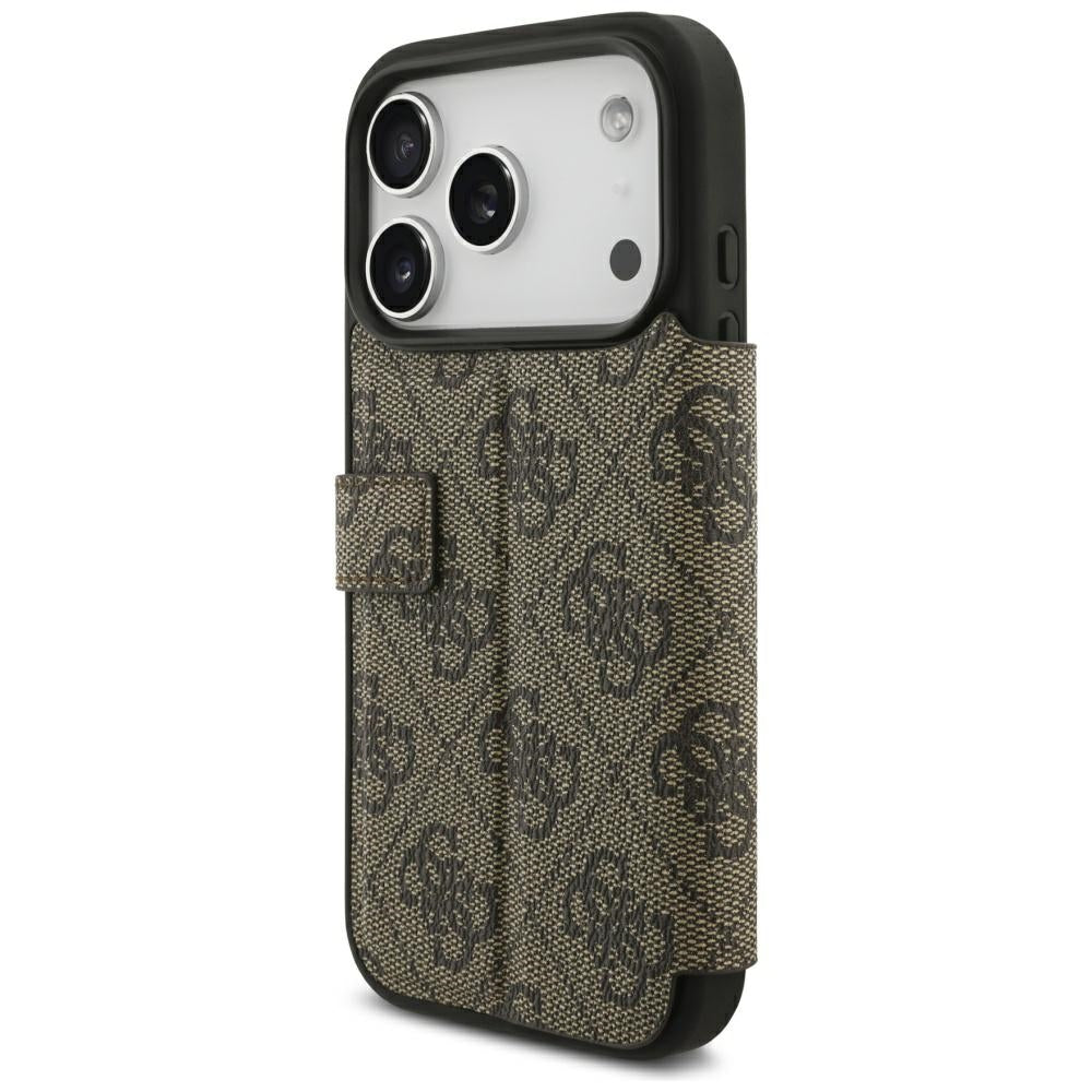Etui na Apple iPhone 18 Pro Max / 17 Pro Max, Guess, 4G Metal Logo, Brązowe