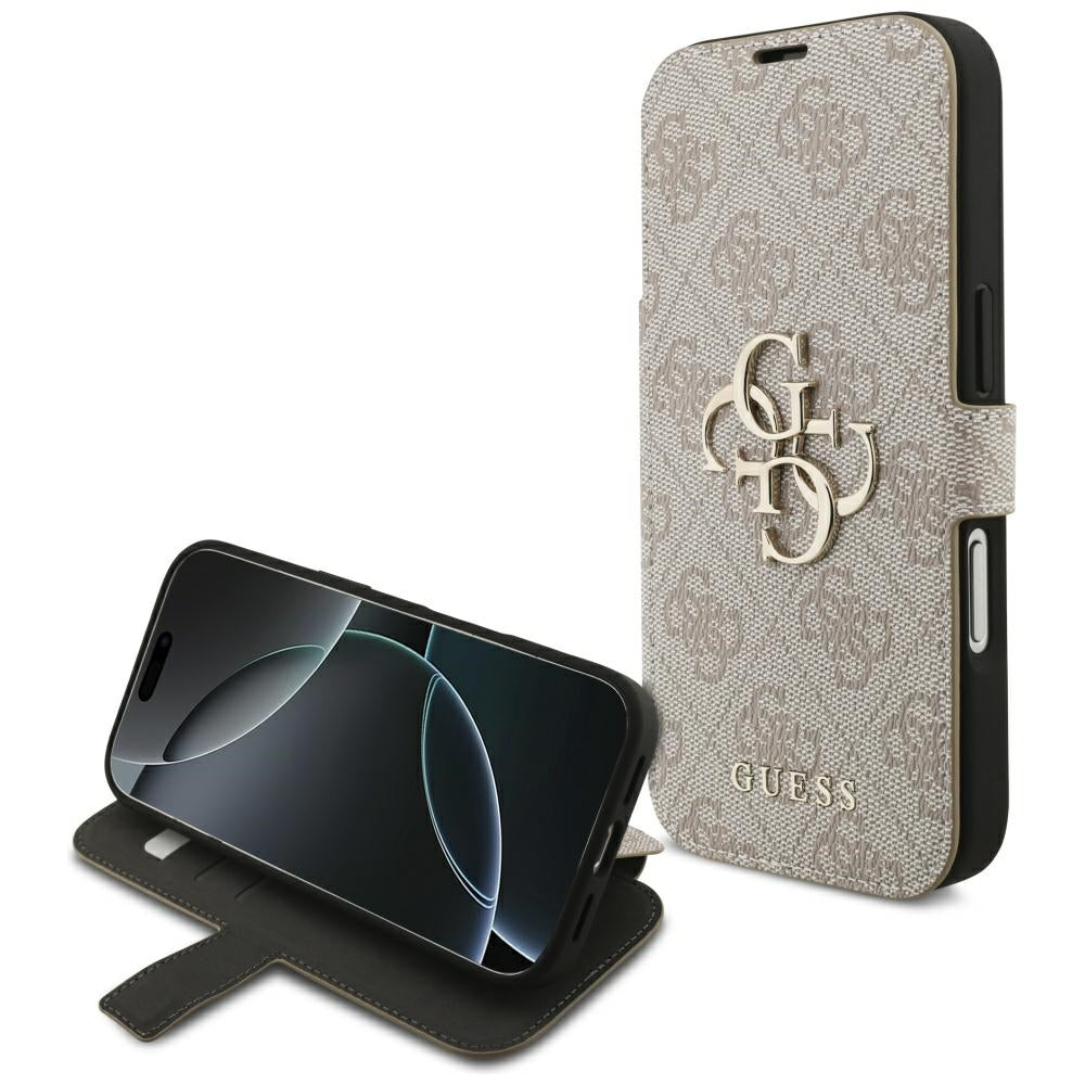 Etui na Apple iPhone 18 Pro Max / 17 Pro Max, Guess, 4G Metal Logo, Różowe