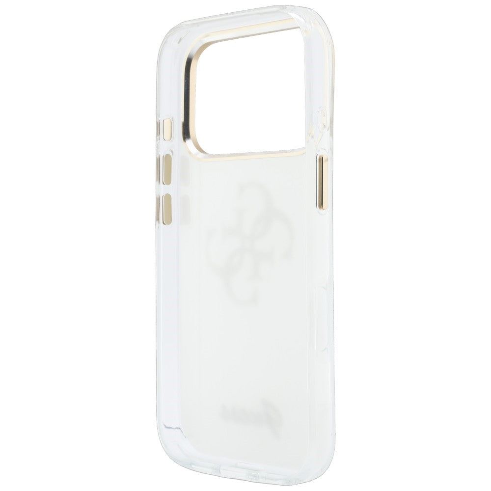 Etui na Apple iPhone 18 Pro Max / 17 Pro Max, Guess, IML 4G Metal Script, Białe