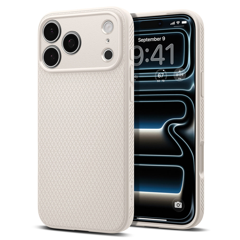 Etui na Apple iPhone 18 Pro Max / 17 Pro Max, Spigen, Liquid Air, Beżowy ACS12114