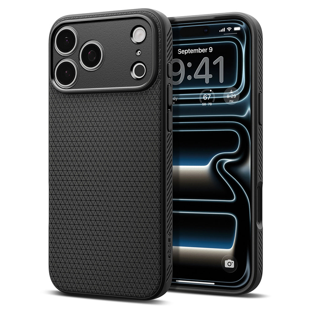 Etui na Apple iPhone 18 Pro Max / 17 Pro Max, Spigen, Liquid Air, Czarny Mat ACS12111