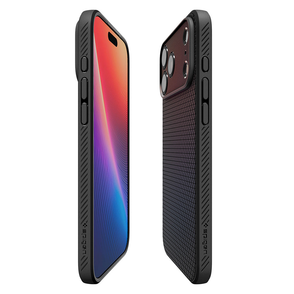 Etui na Apple iPhone 18 Pro Max / 17 Pro Max, Spigen, Liquid Air, Czarny Mat ACS12111