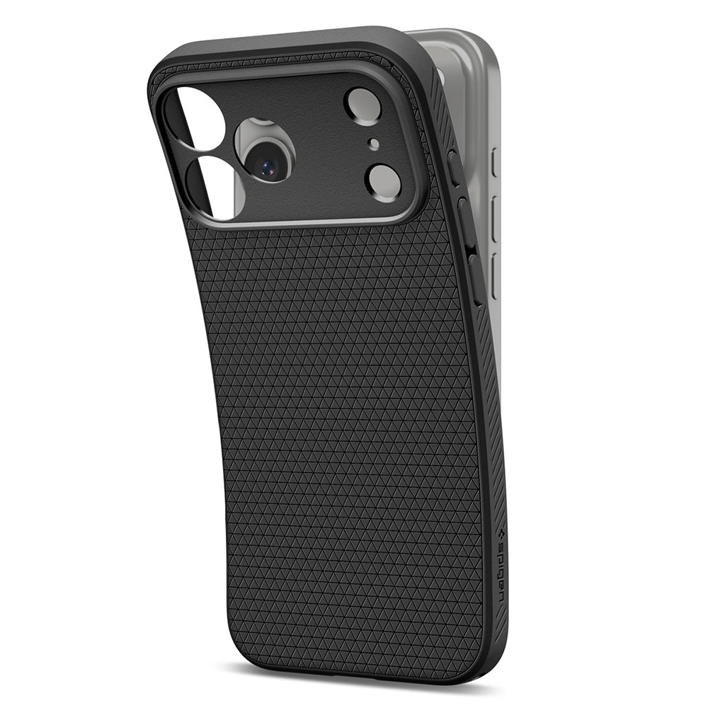 Etui na Apple iPhone 18 Pro Max / 17 Pro Max, Spigen, Liquid Air, Czarny Mat ACS12111