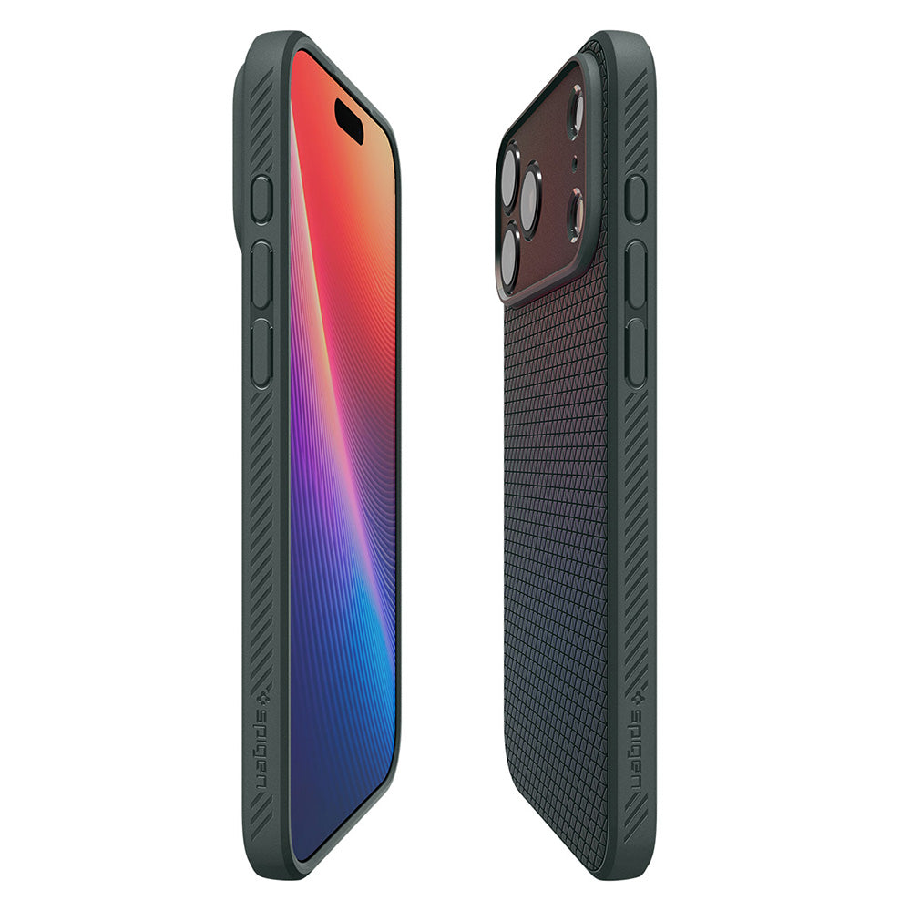 Etui na Apple iPhone 18 Pro Max / 17 Pro Max, Spigen, Liquid Air, Zielony ACS12113