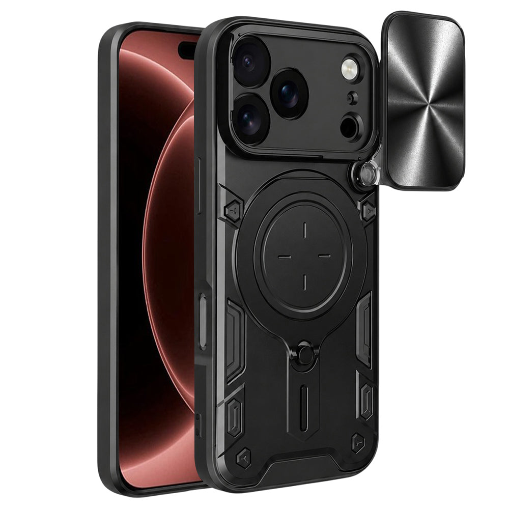 Case for Apple iPhone 18 Pro Max / 17 Pro Max, Techsuit, CamGuard Pro, Black