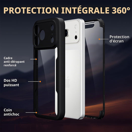 Etui na Apple iPhone 18 Pro Max / 17 Pro Max, Techsuit, ColorVerse 360, Czarny