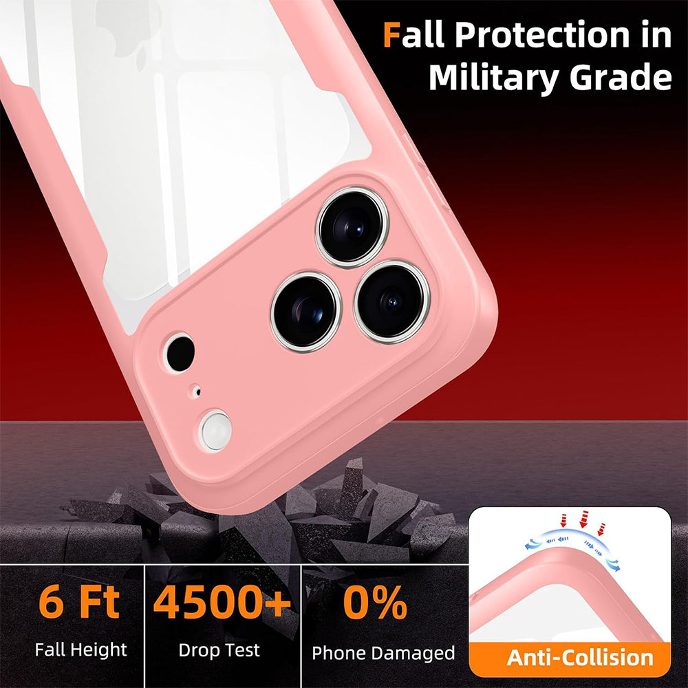 Etui na Apple iPhone 18 Pro Max / 17 Pro Max, Techsuit, ColorVerse 360, Różowe