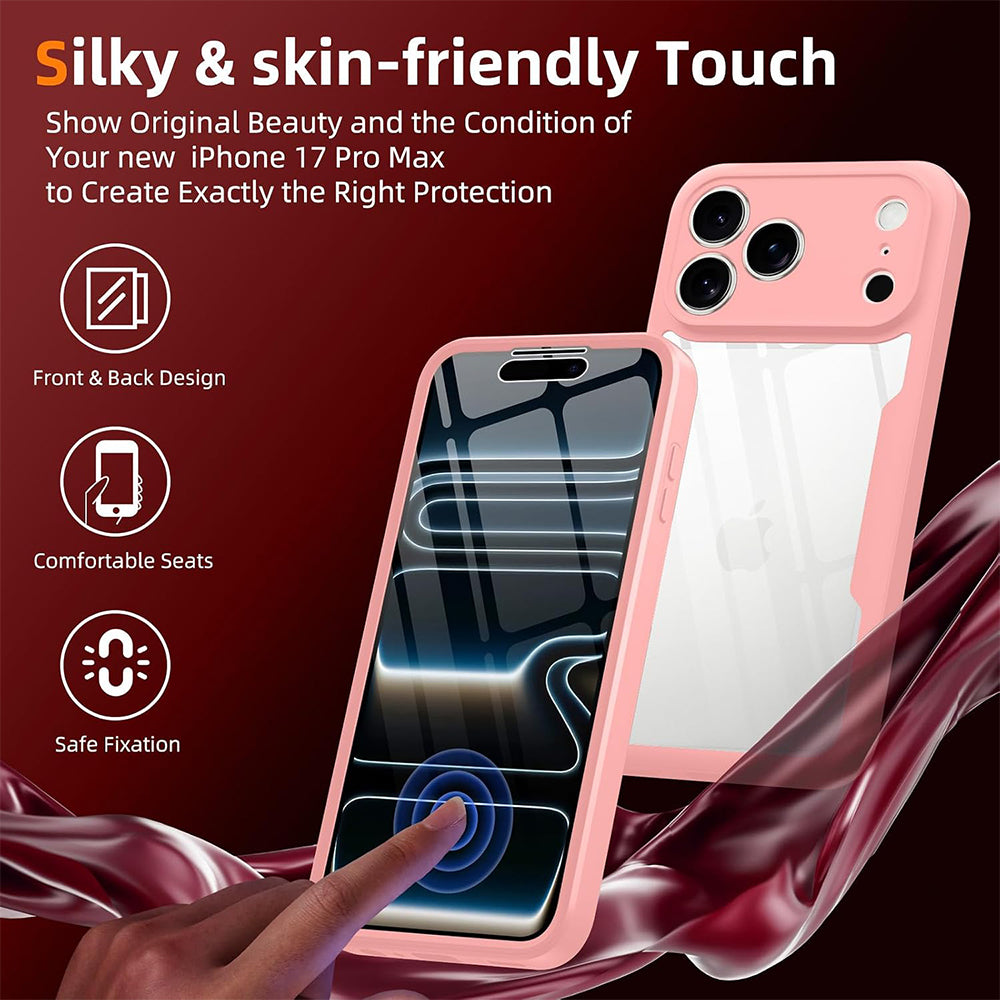 Etui na Apple iPhone 18 Pro Max / 17 Pro Max, Techsuit, ColorVerse 360, Różowe