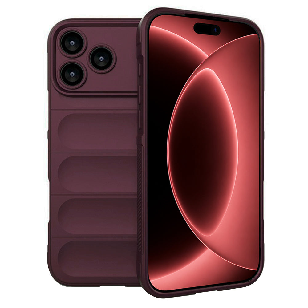 Etui na Apple iPhone 18 Pro Max / 17 Pro Max, Techsuit, Magic Shield, Wiśniowy